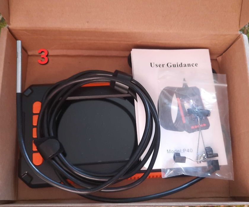 Эндоскоп гибкая камера, 2 камеры 3 камеры 3.9  5мм для  дизеля