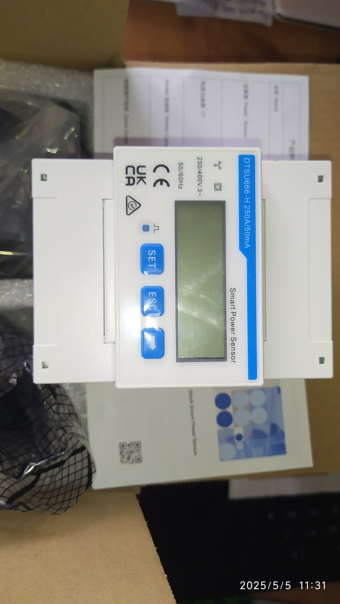 Huawei licznik DTSU666-H 250A/50mA