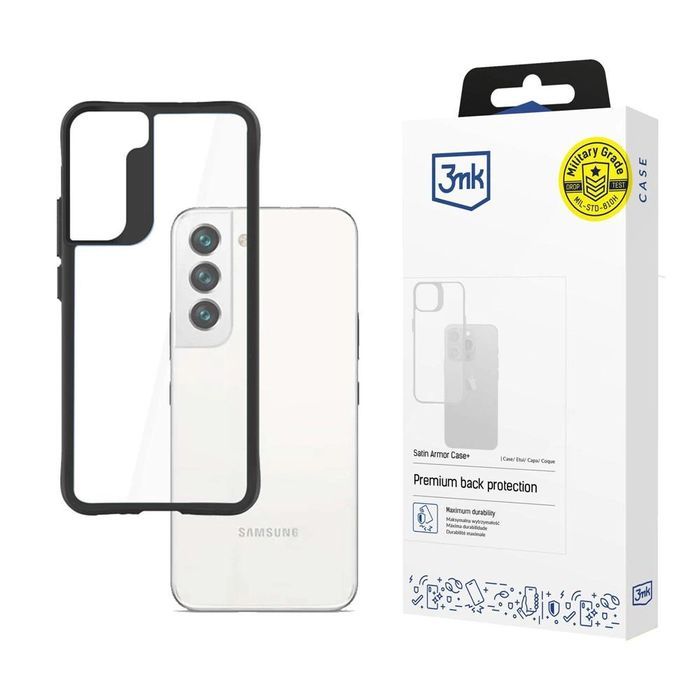 Etui 3Mk Satin Armor Case+ Na Samsung Galaxy S22 5G - Przezroczyste