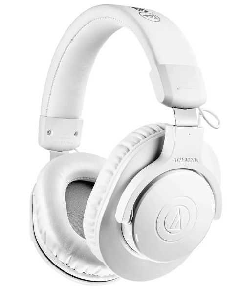 Навушники з мікрофоном Audio-Technica ATH-M20xBT білі