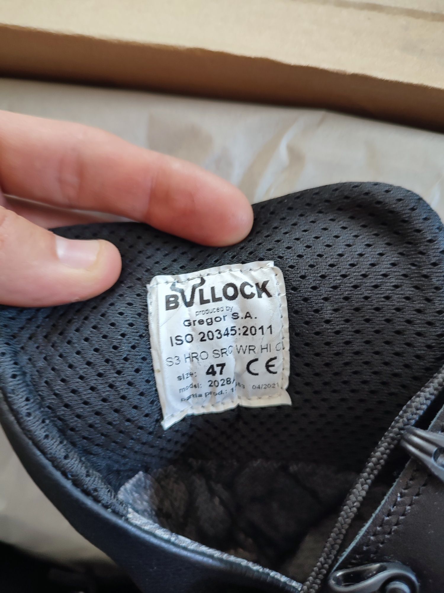Buty robocze bezpieczne bullock.