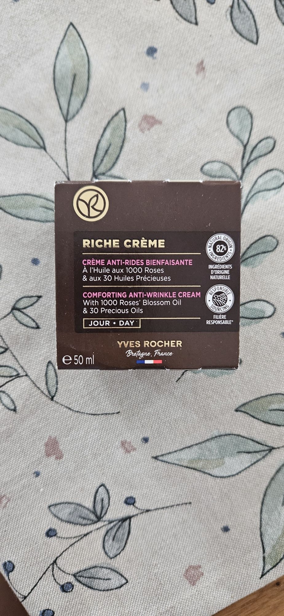 Richie creme krem przeciwzmarszczkowy yves rocher