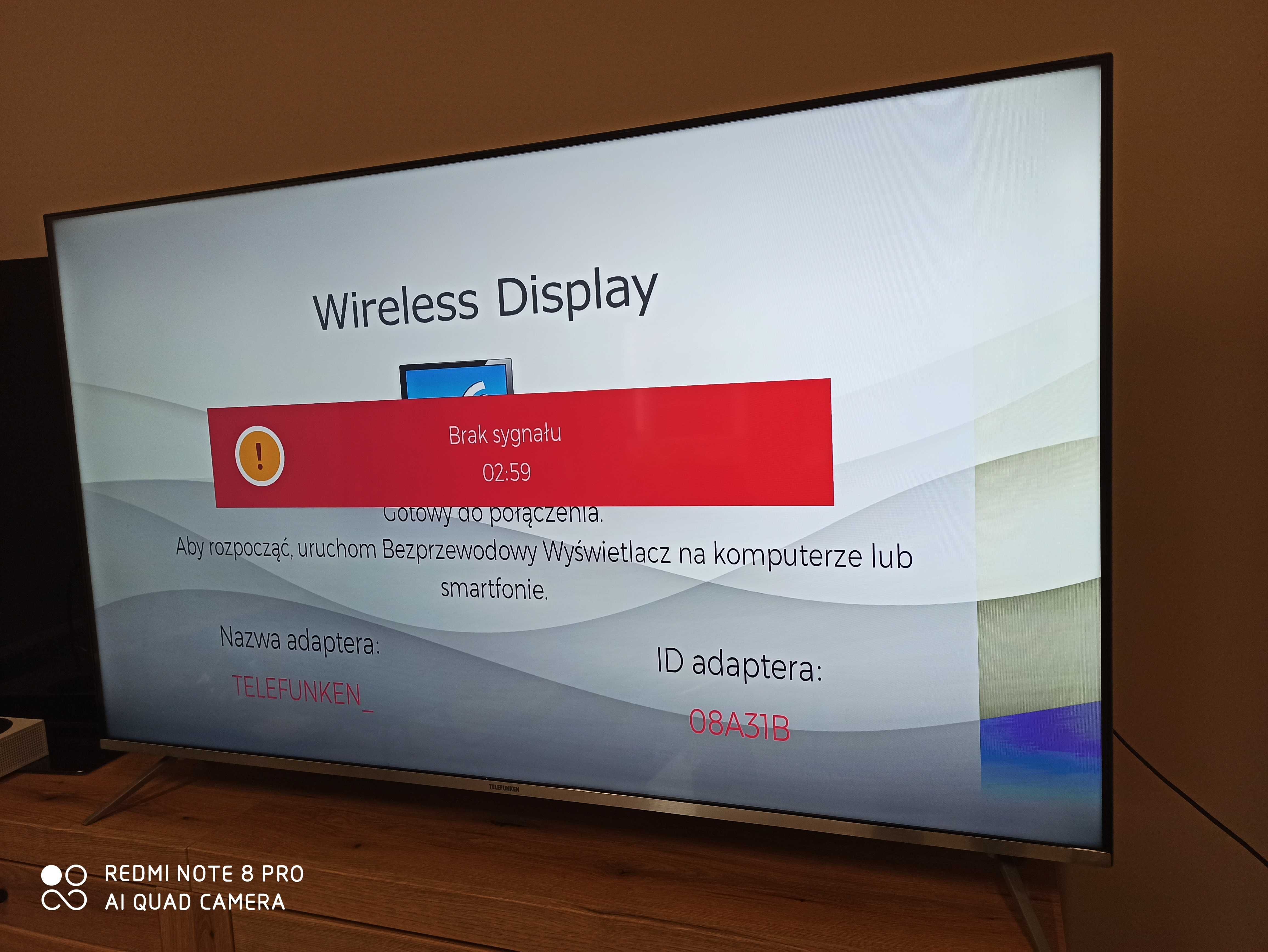OKAZJA ! Telewizor 65 Cali Telefunken 4K HDR Smart TV NETFLIX WIFI