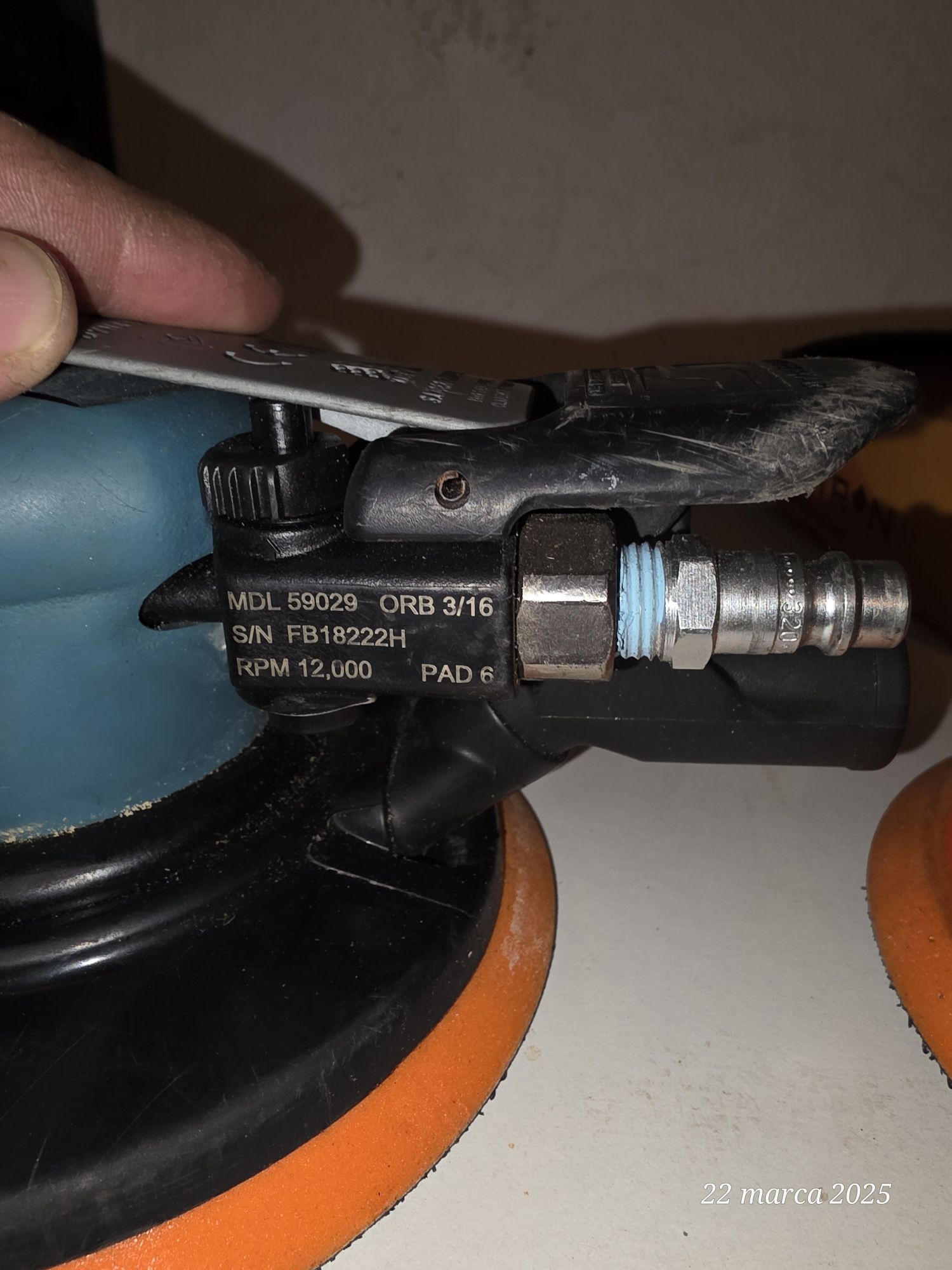 DYNABRADE 59029 Szlifierka Pneumatyczna 10mm/150mm