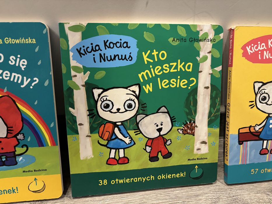 Kicia Kocia 22 ksiazki + 3 z otwieranymi okienkami