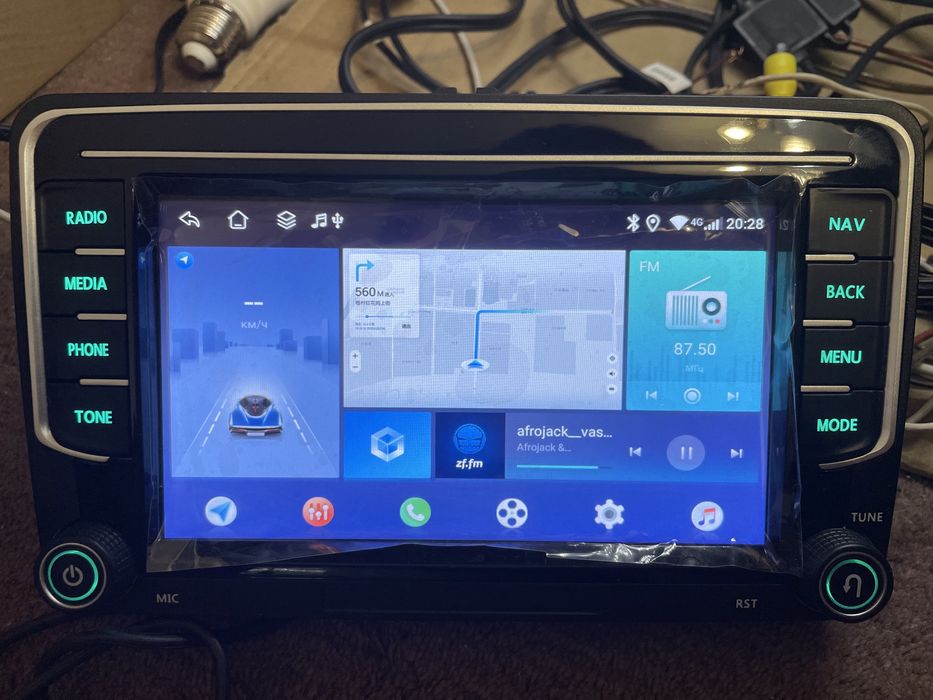 Volkswagen Skoda 4/64Gb 8 ядер 4G DSP Carplay WiFi Android Магнітола