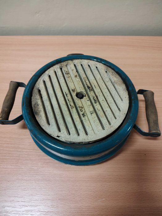 Stara kuchenka elektryczna, kocher z płytą szamotową - PRL