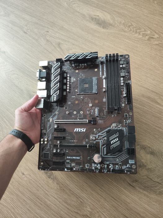 Материнська плата MSI b450 A Pro Max am4 ddr4