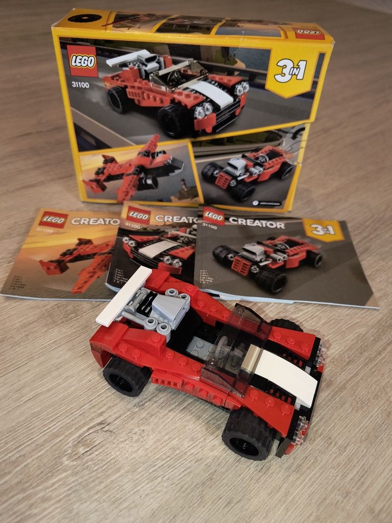 LEGO samochód sportowy 3w1