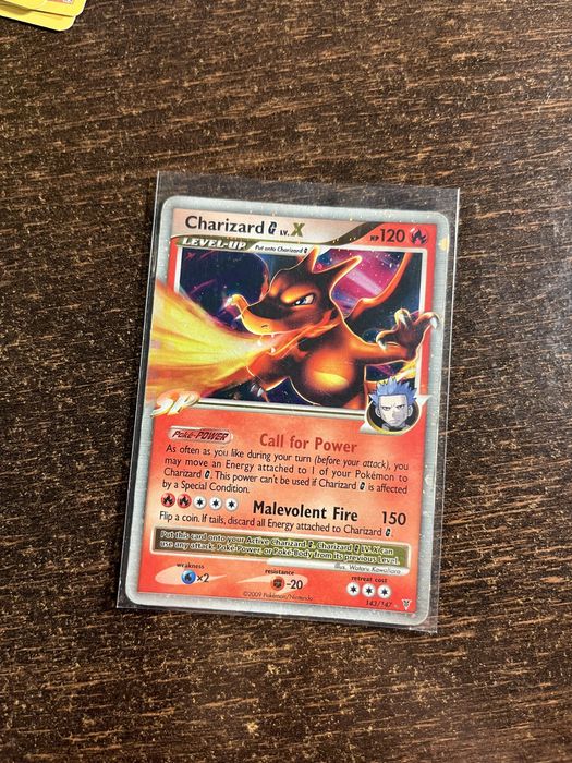 Karty pokemon oryginalne Charizard Lv. X Supreme Victors