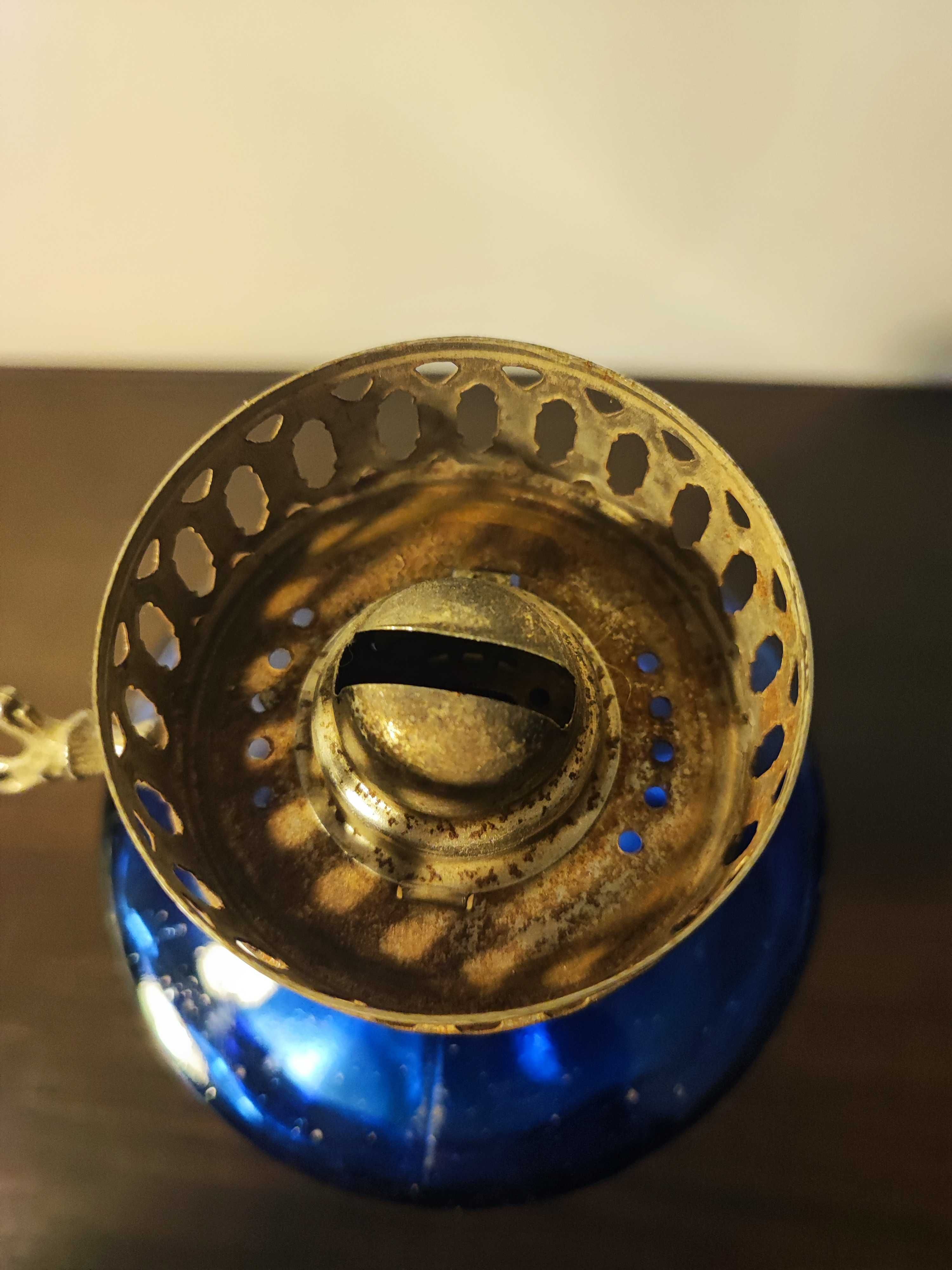 Stara lampa naftowa sygnowana HONG KONG