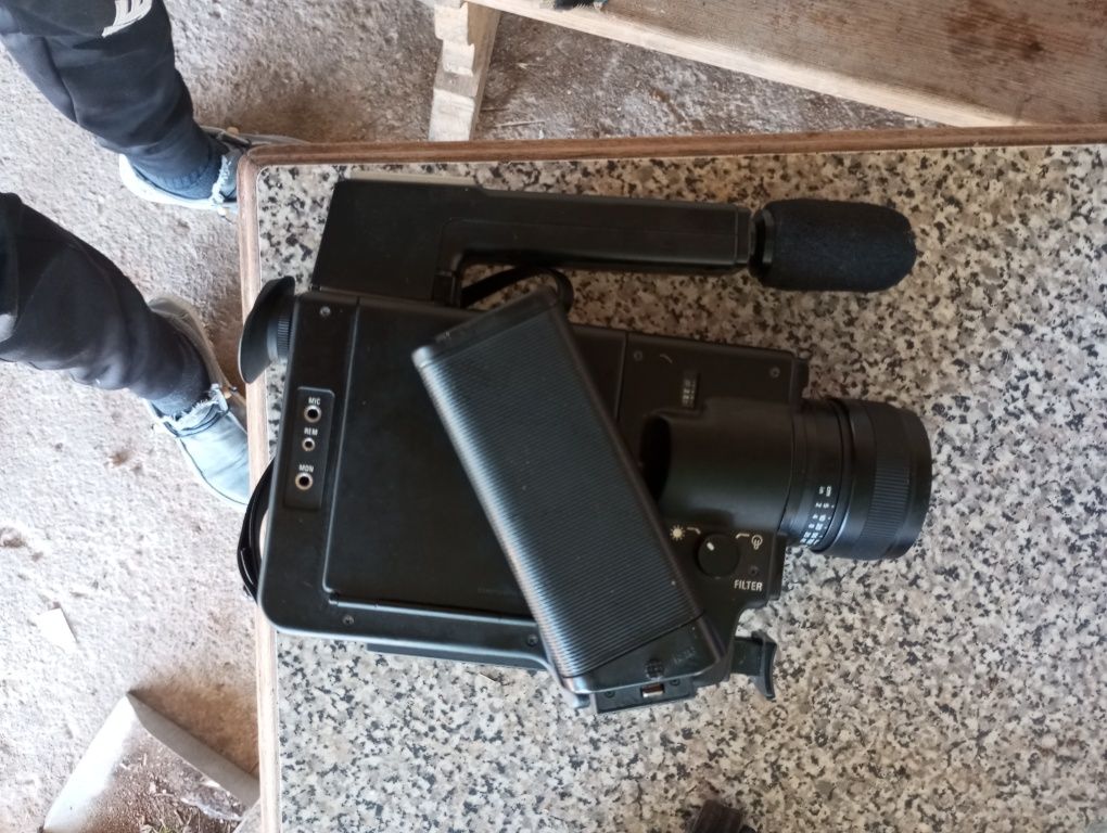Câmera de filmar antiga sankyo xl320