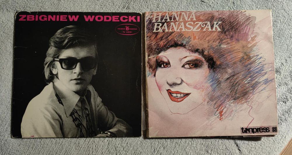 3 single 7" PRL Polskie Nagrania Tonpress Wodecki Hanna Banaszak