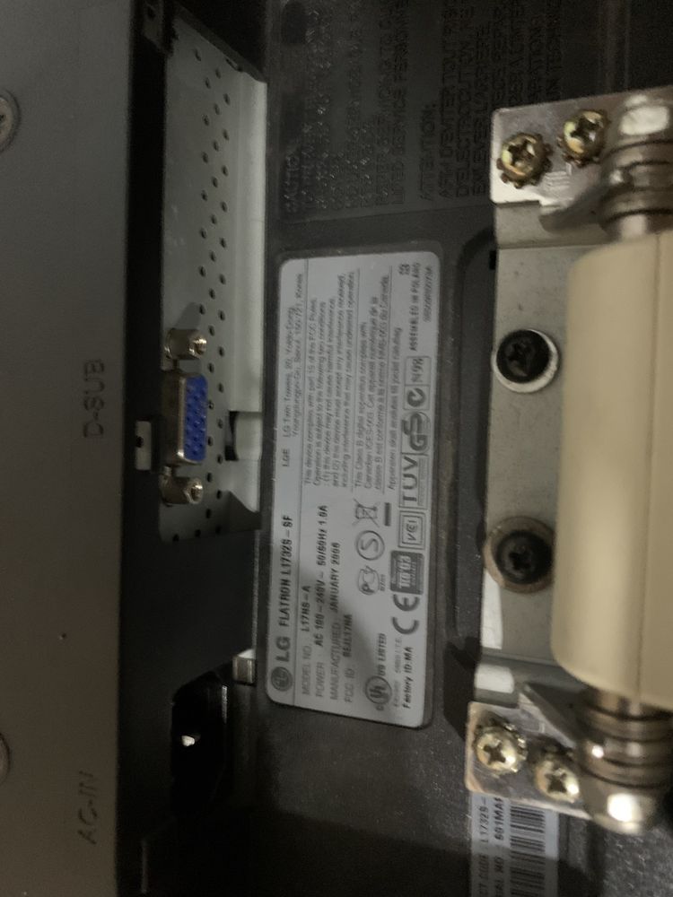 Monitor lg flatron
