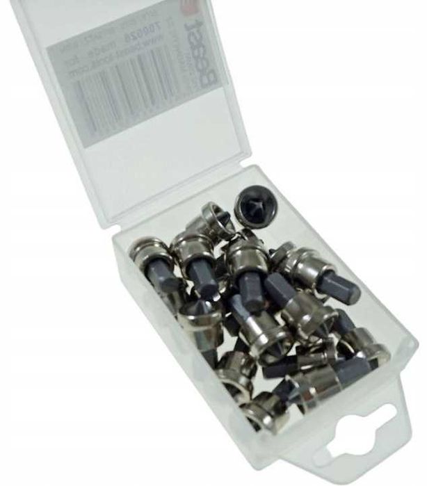 Końcówki wkrętakowe do płyt gipsowych PH2 25mm 20 sztuk MAGNETIC S2