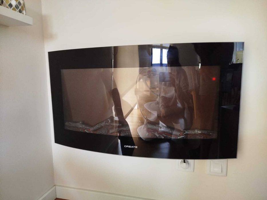 Lareira Elétrica CREATE ELECTRIC FIRE – Tela Curva