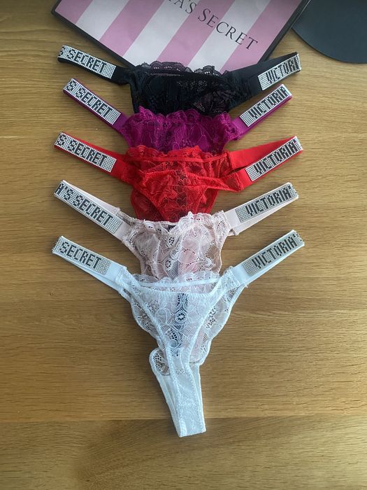 NOWE stringi Victoria’s Secret rozmiar L - 5 par