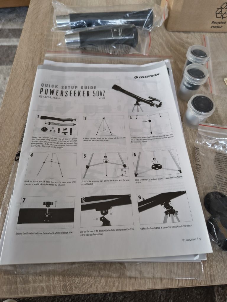 Teleskop PowerSeeker 50AZ