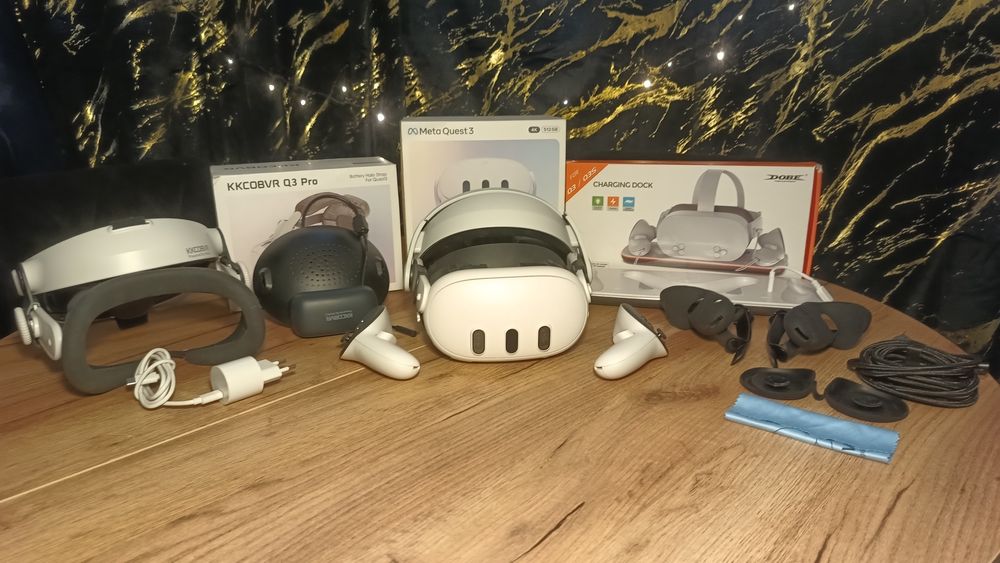 Meta Quest 3 – 512 GB 4K – Zestaw Premium z Wieloma Akcesoriami!