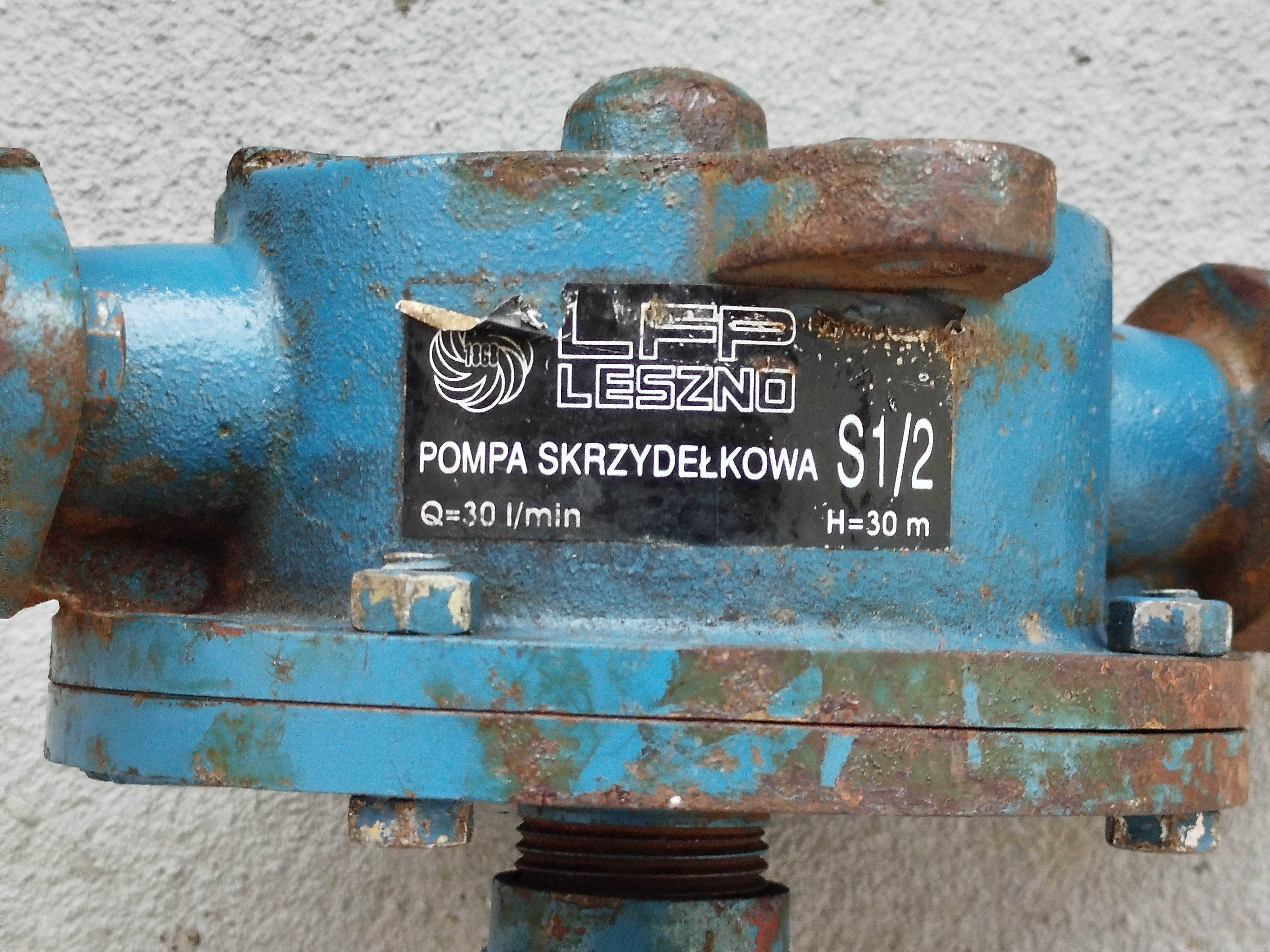 Pompa ręczna skrzydełkowa LFP S1/2 Q30L/min Polska LFP Leszno