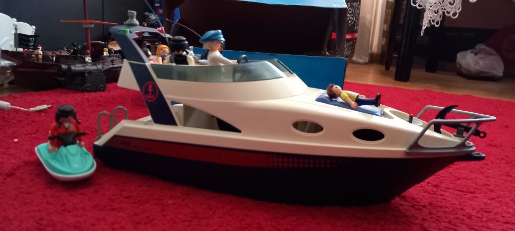 Barco playmobil e mota de agua