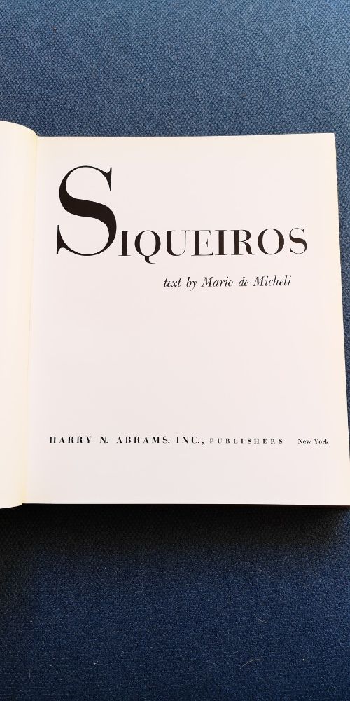 Siqueiros - text by Mario de Micheli