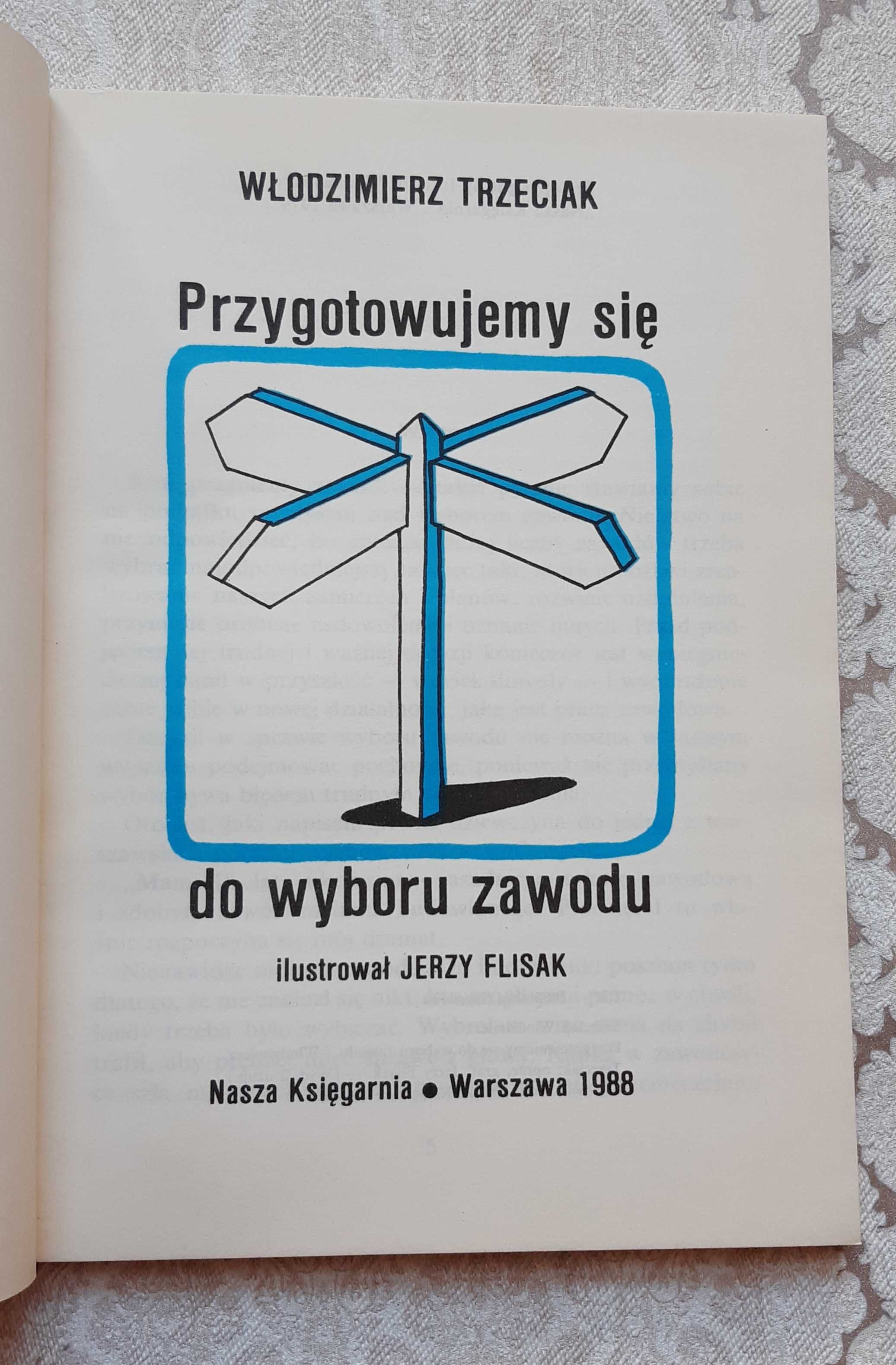 Książka "Przygotowujemy się do wyboru zawodu" Trzeciak
