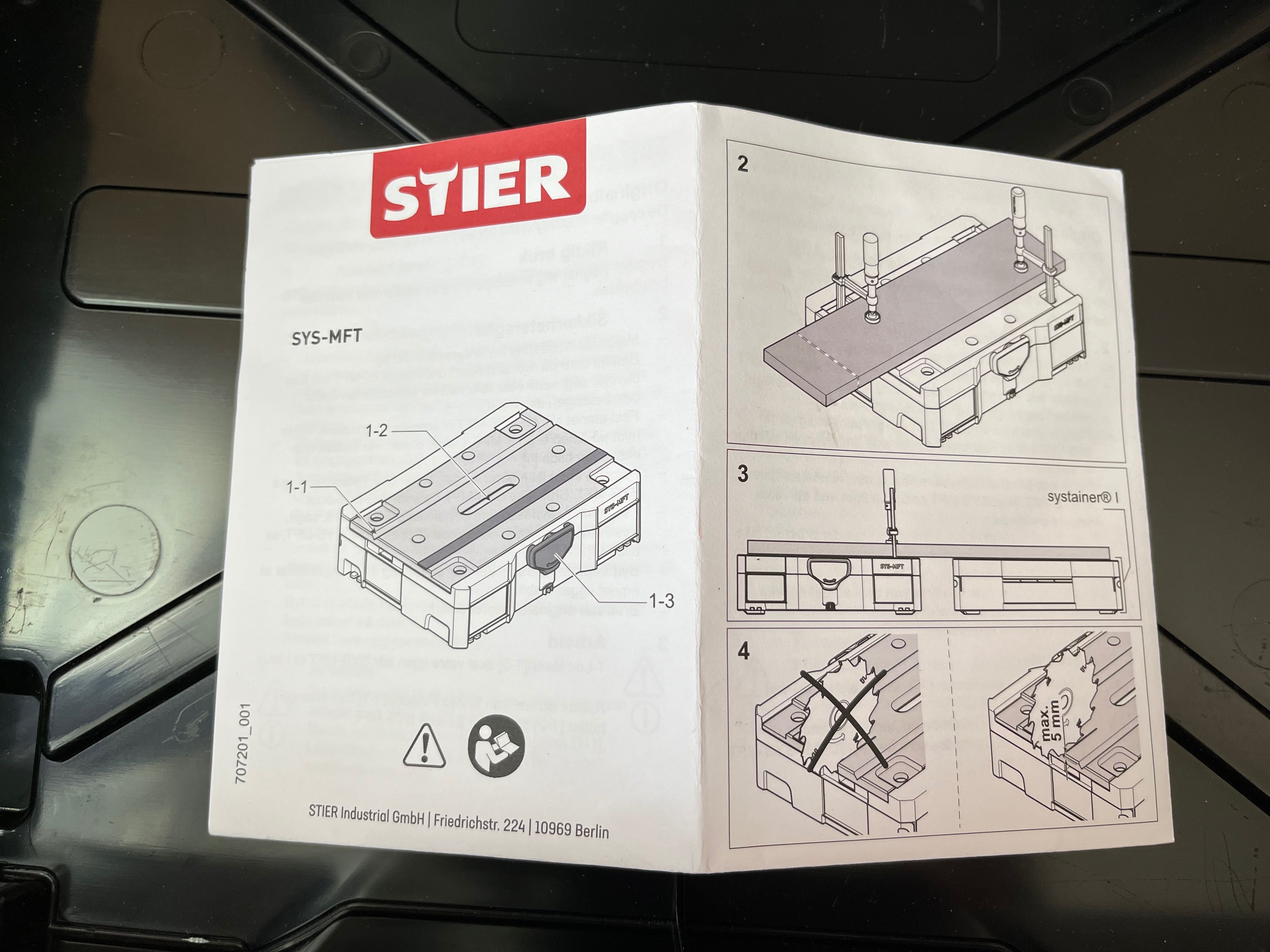 Систейнер Stier T-Loc Systainer SYS-MFT Festool Tanos