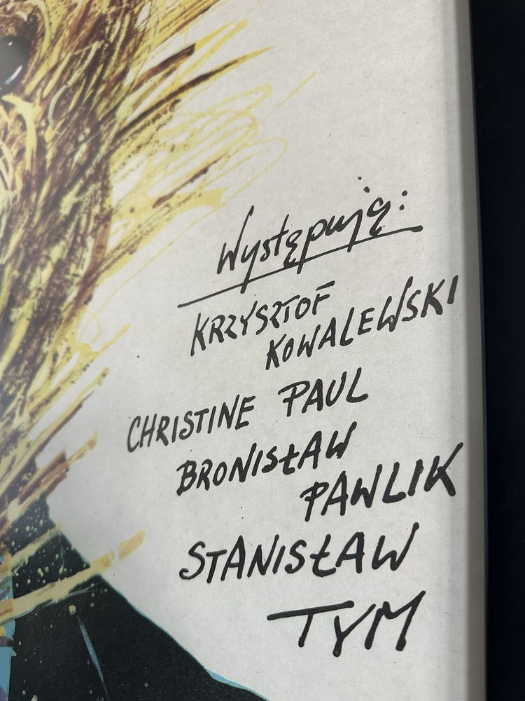 MIŚ (B1 97X67CM) - FIlmowy Plakat PRL - PĄGOWSKI - W ramie - Unikat