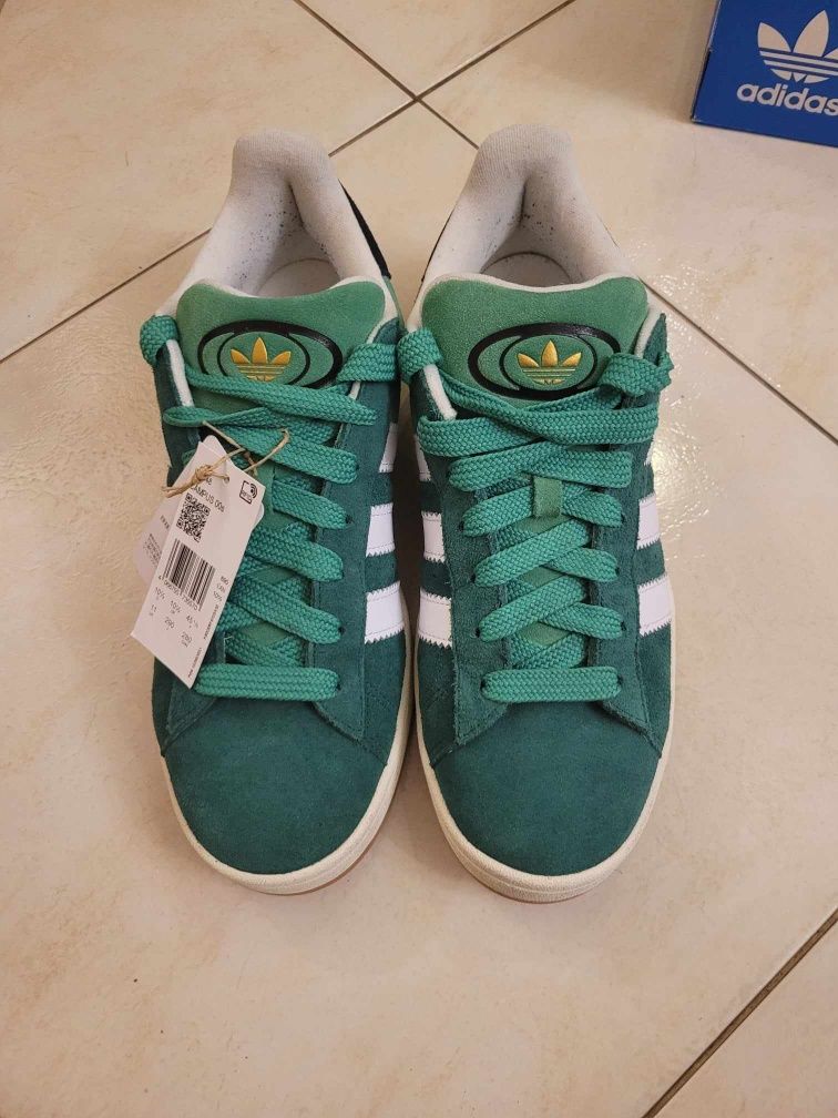 Adidas campus 00s rozmiar 45,5 w zielonej kolorystyce