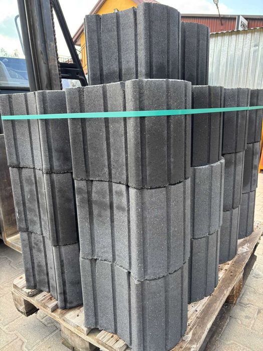 GAZON donica betonowa mrozoodporna na kwiaty krzewy trawy SZARY GRAFIT