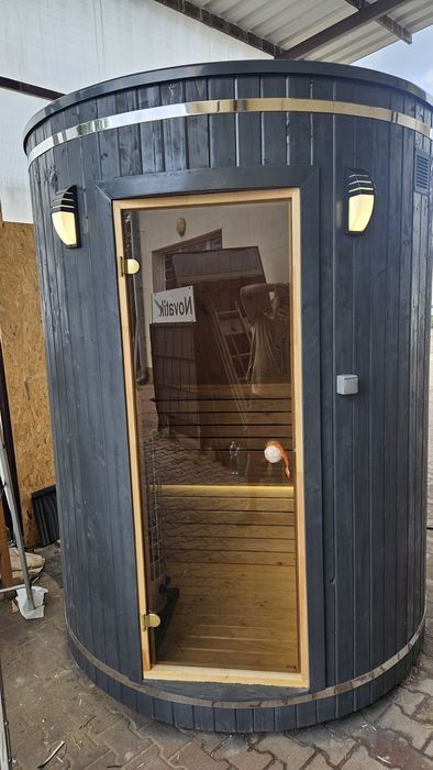 Sauna zewnętrzna idealna na taras