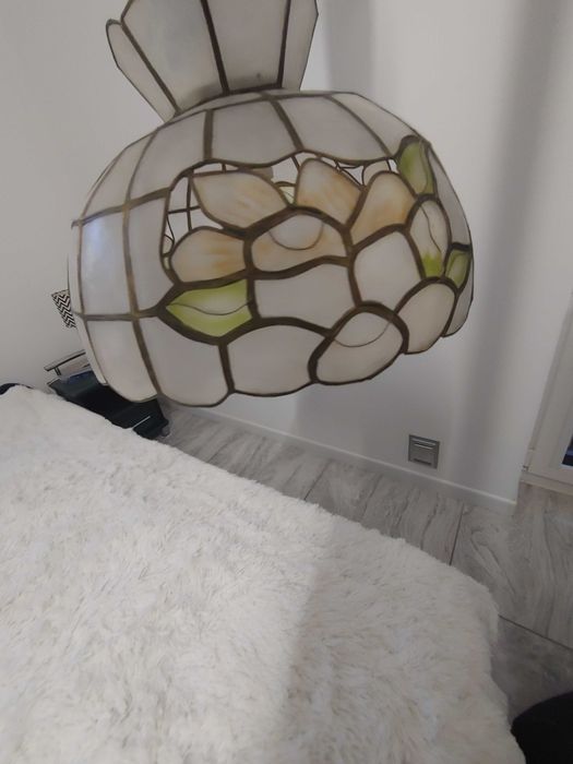 Lampa wisząca z masy perłowej