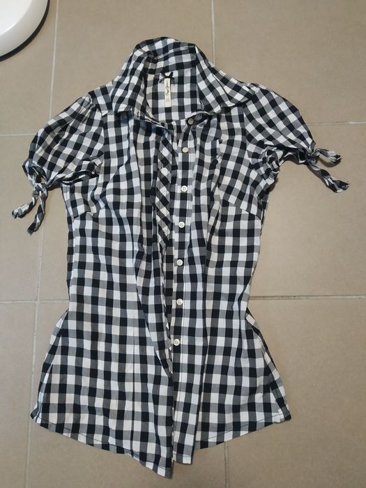 Damska koszula w kratę