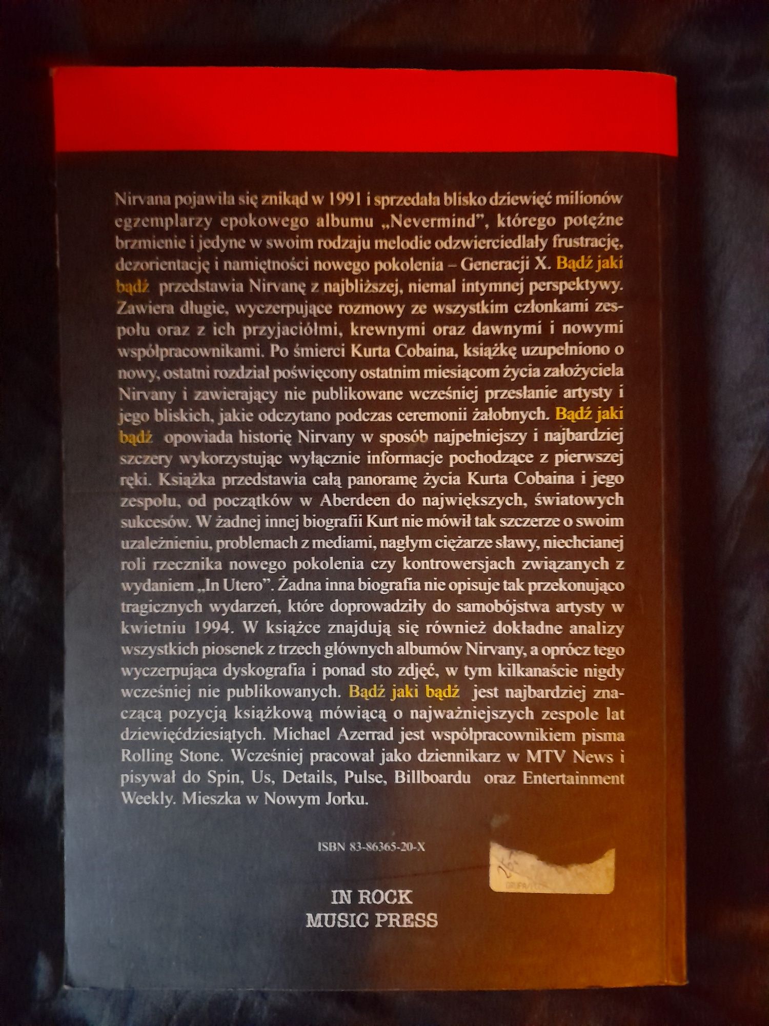 3 książki-Kurt Cobain ,,Nirvana"