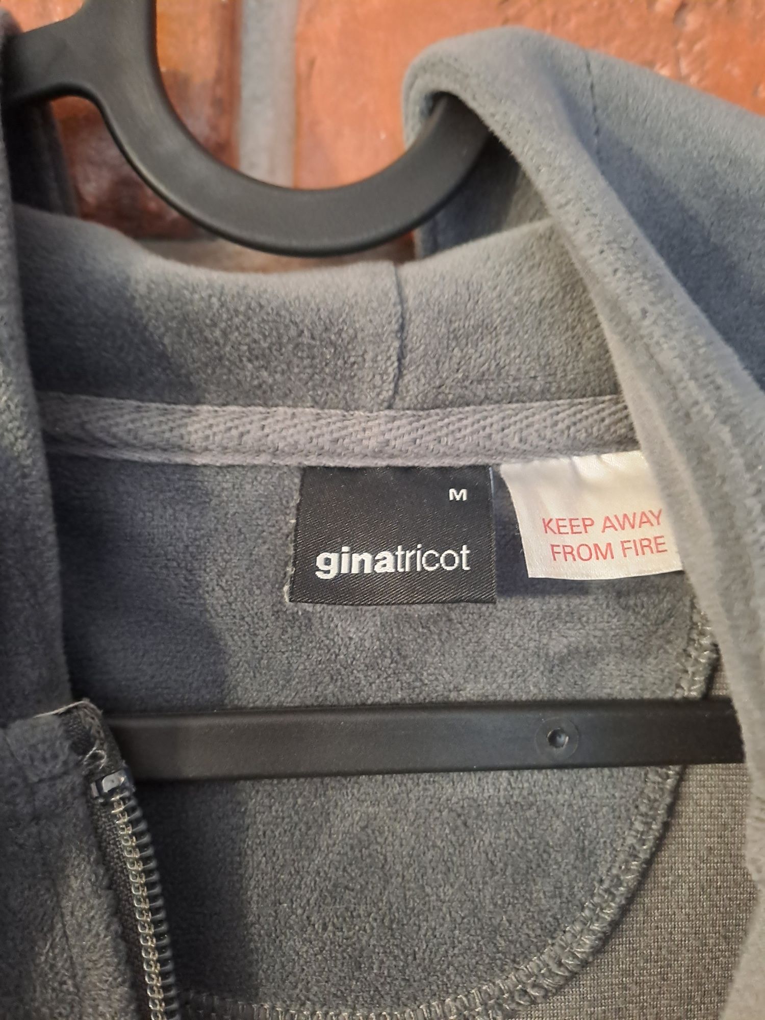 Damska bluza rozpinana Gina Tricot r.M miś/polarek
