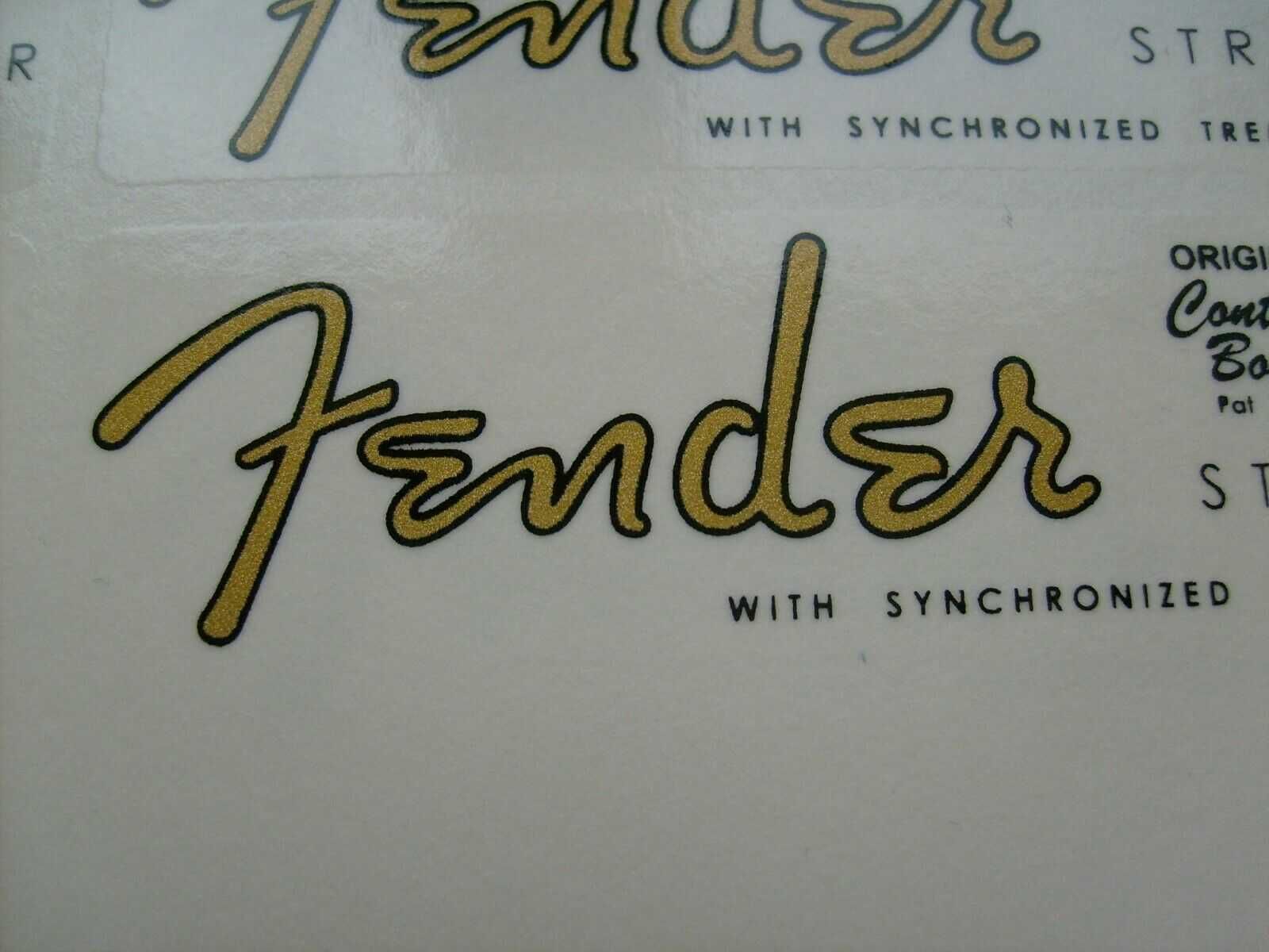 Gitara Fender Stratocaster Logo Naklejka