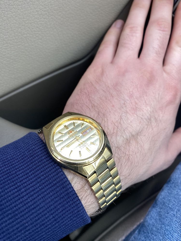 Orient Crystal 21JEWELS Gold