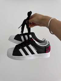 Adidas superstar 
The originals black / white / red premium