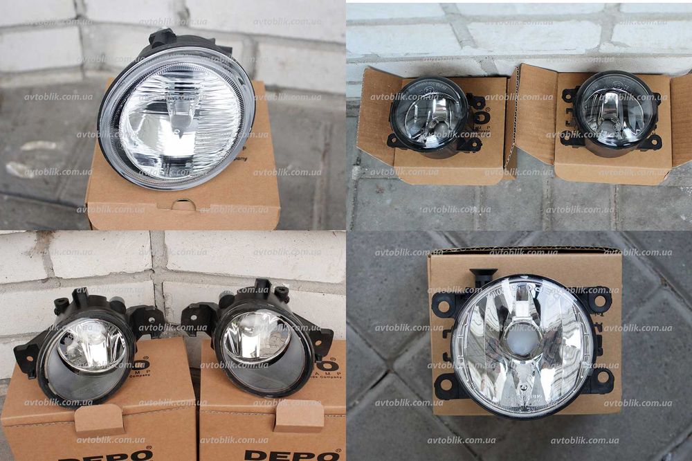 Противотуманка Renault Master, Opel Movano левая, правая, фара туманка