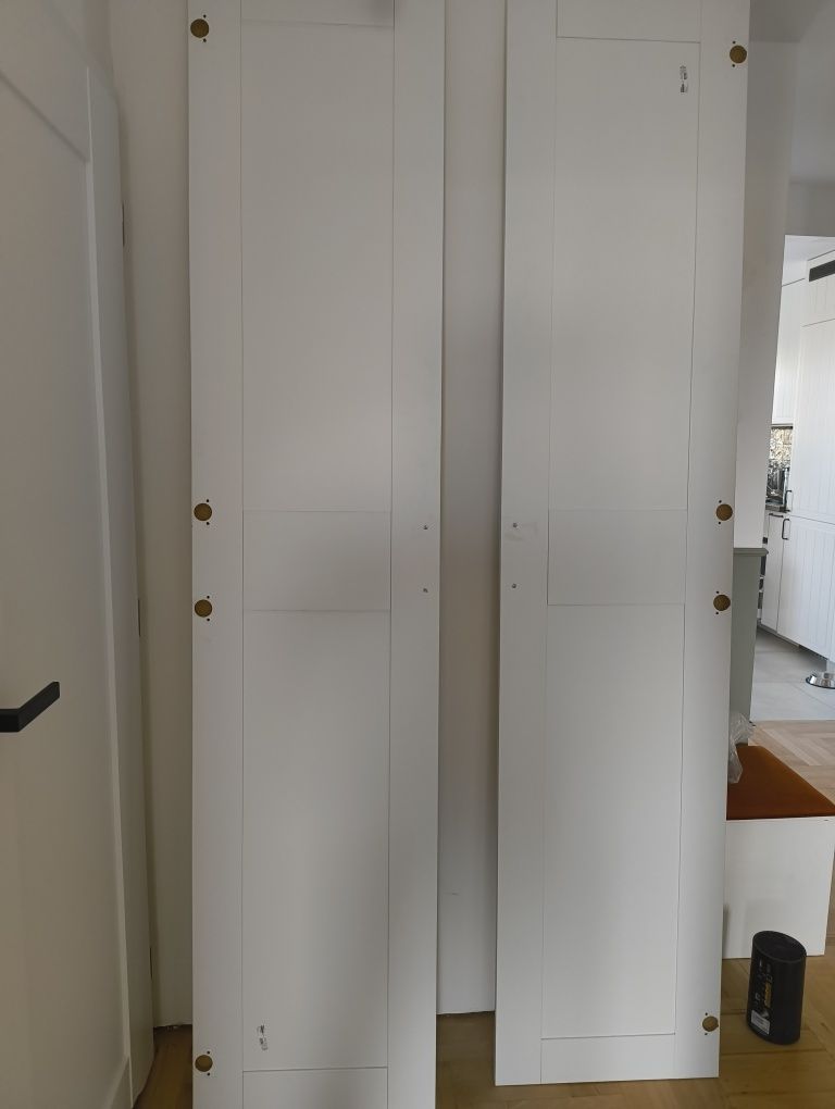Front Grimo do szafy Pax, Ikea Biały + zawiasy + uchwyt