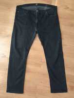 Lee jeansy czarne męskie W44 L34