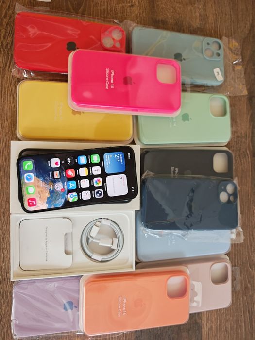 iPhone 14 6.1" 128GB Preto  Aceito Retomas