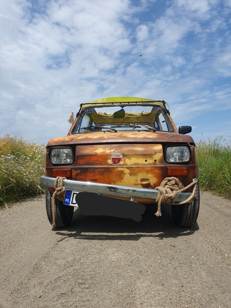 Fiat 126p maluch cabrio bosmal rost jedyny w swoim rodzaju