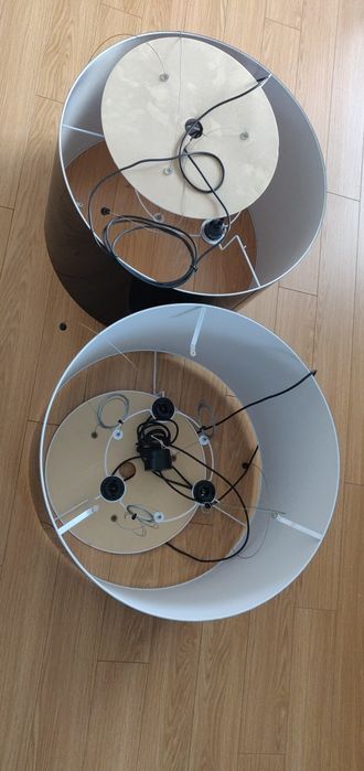 Abajours Pretos de Teto