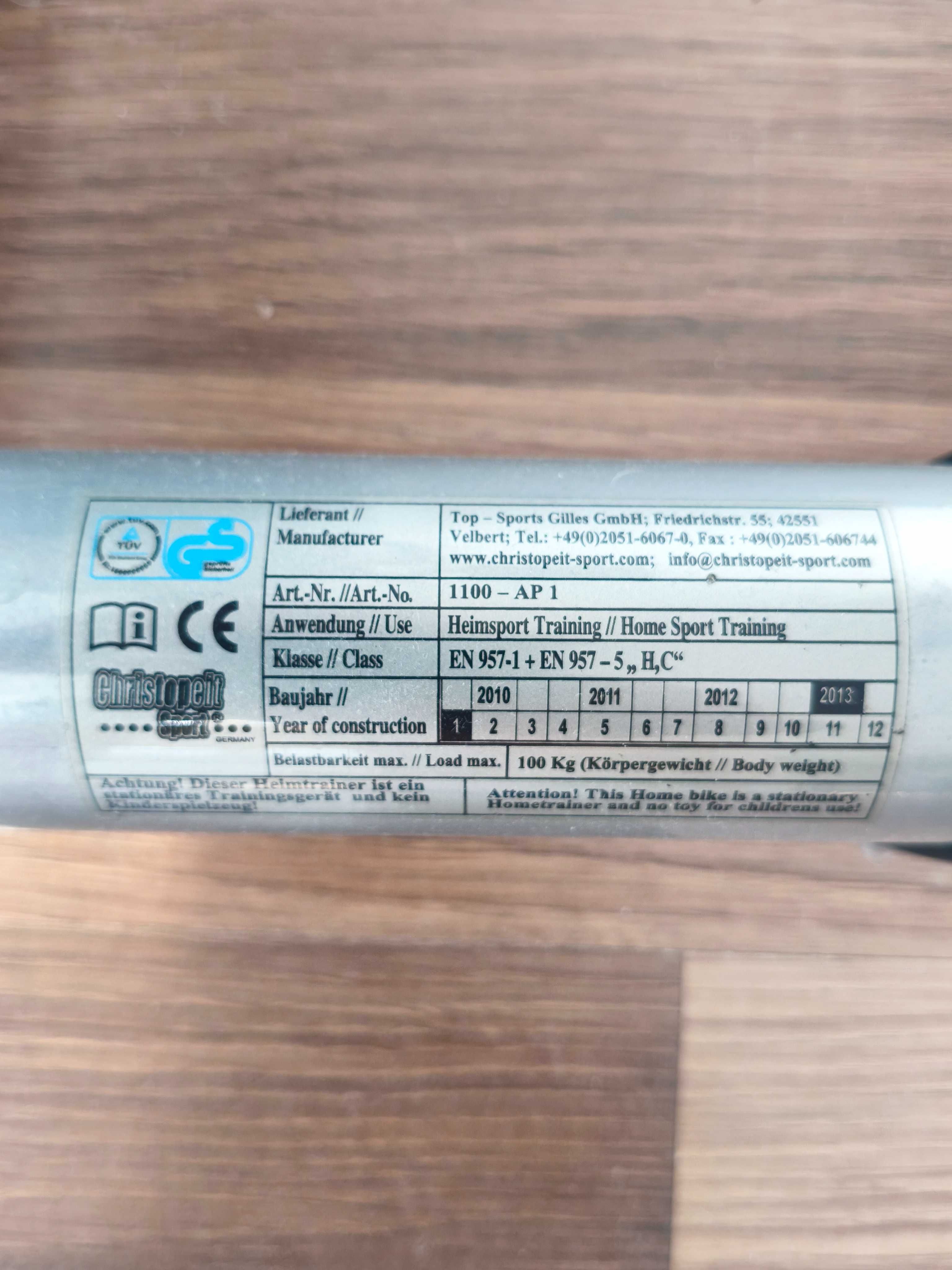 Rower stacjonarny Christopeit Sport