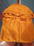 Sweat croped amarelo mostarda - S