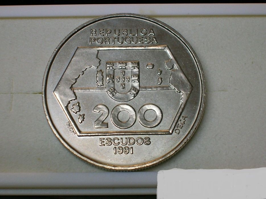 Moeda 200$00 - Navegações para Ocidente / 1991