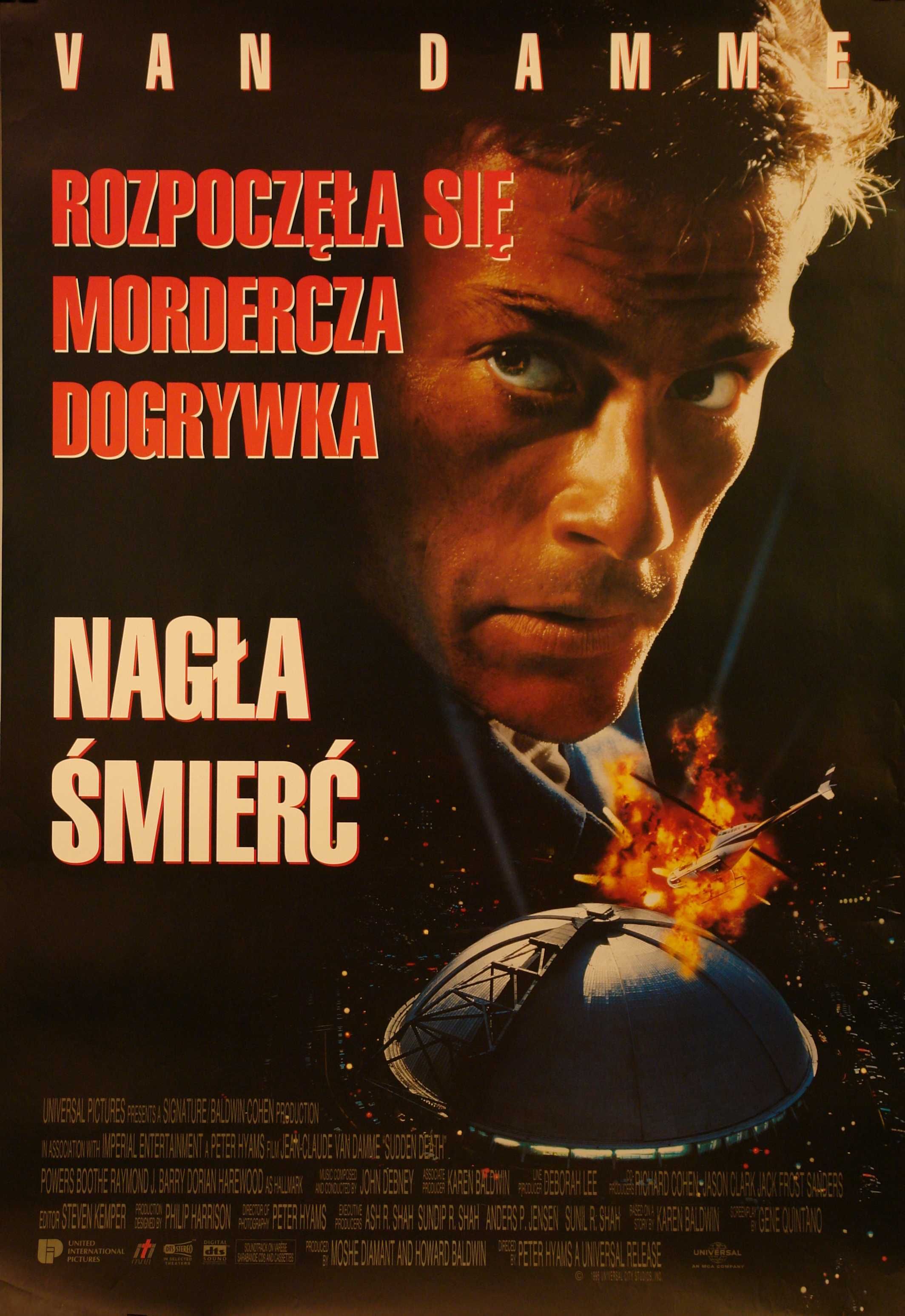 Plakat filmowy - Nagła śmierć