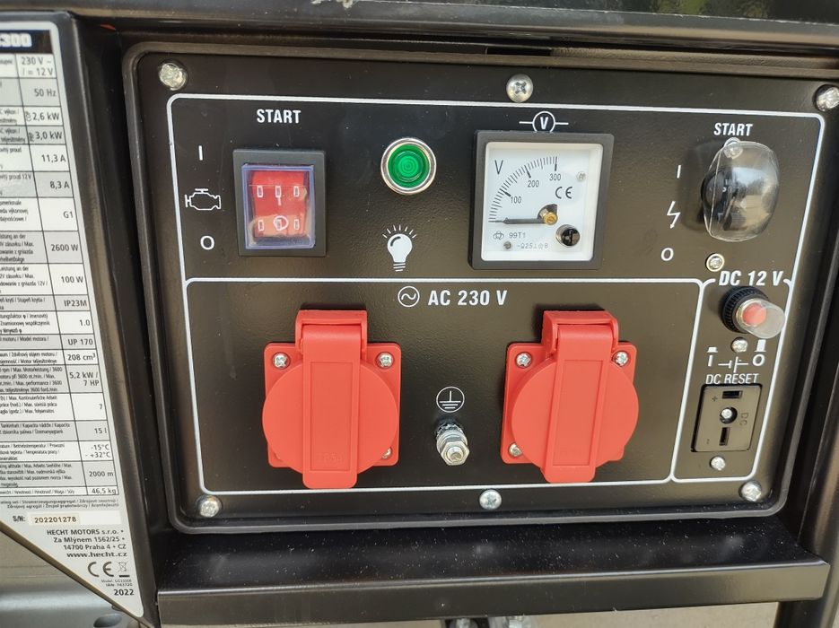 Agregat prądotwórczy Generator Hecht GG 3300